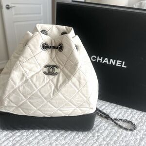 Chanel Aged Calfskin Quilted Small Gabrielle Backpack